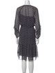 Gerard Darel Printed Knee-Length Dress
