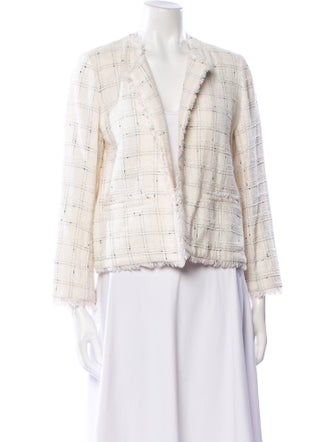 Gerard Darel Plaid Print Jacket