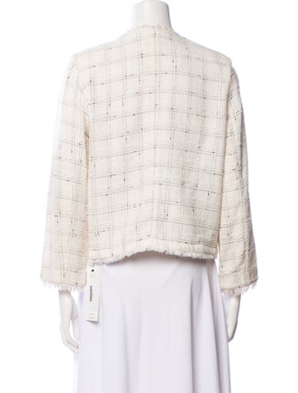 Gerard Darel Plaid Print Jacket