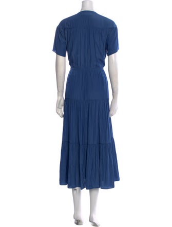 Gerard Darel V-Neck Long Dress