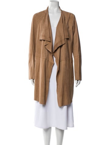 Gerard Darel Coats Suede Coat Us12, Fr44 | XL