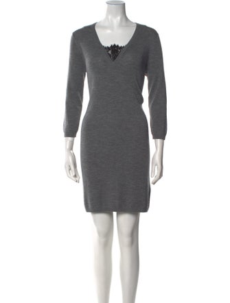 Gerard Darel Wool Mini Dress