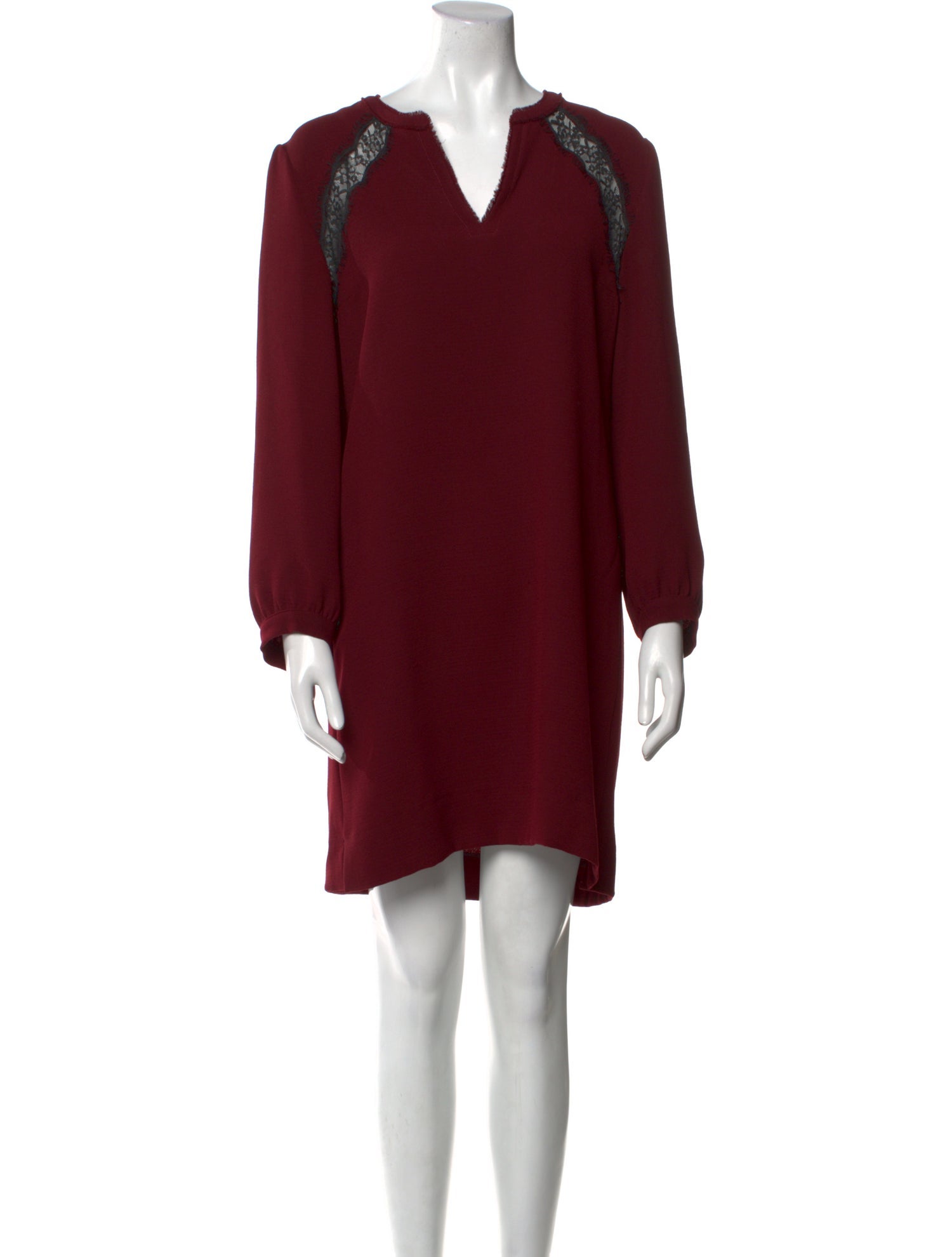Gerard Darel V-Neck Mini Dress