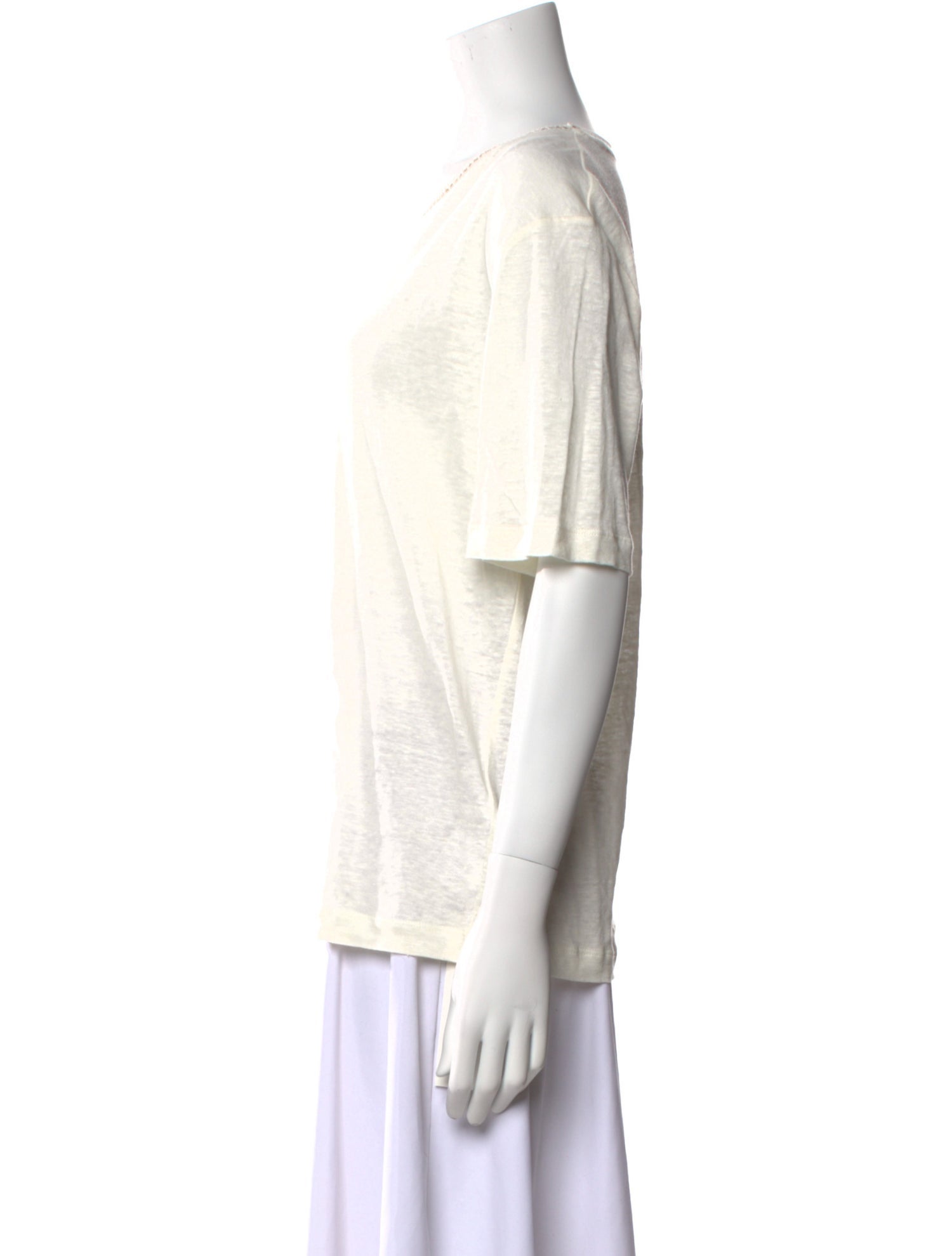 Gerard Darel Linen Scoop Neck Sweater