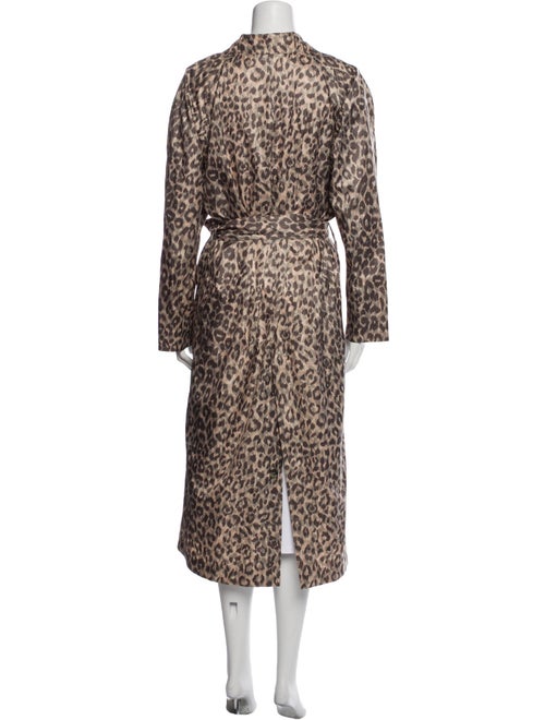 Gerard Darel Animal Print Trench Coat