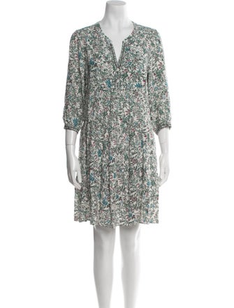 Gerard Darel Floral Print Mini Dress
