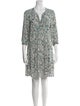 Gerard Darel Floral Print Mini Dress