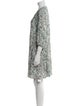 Gerard Darel Floral Print Mini Dress