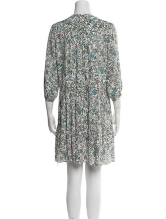 Gerard Darel Floral Print Mini Dress