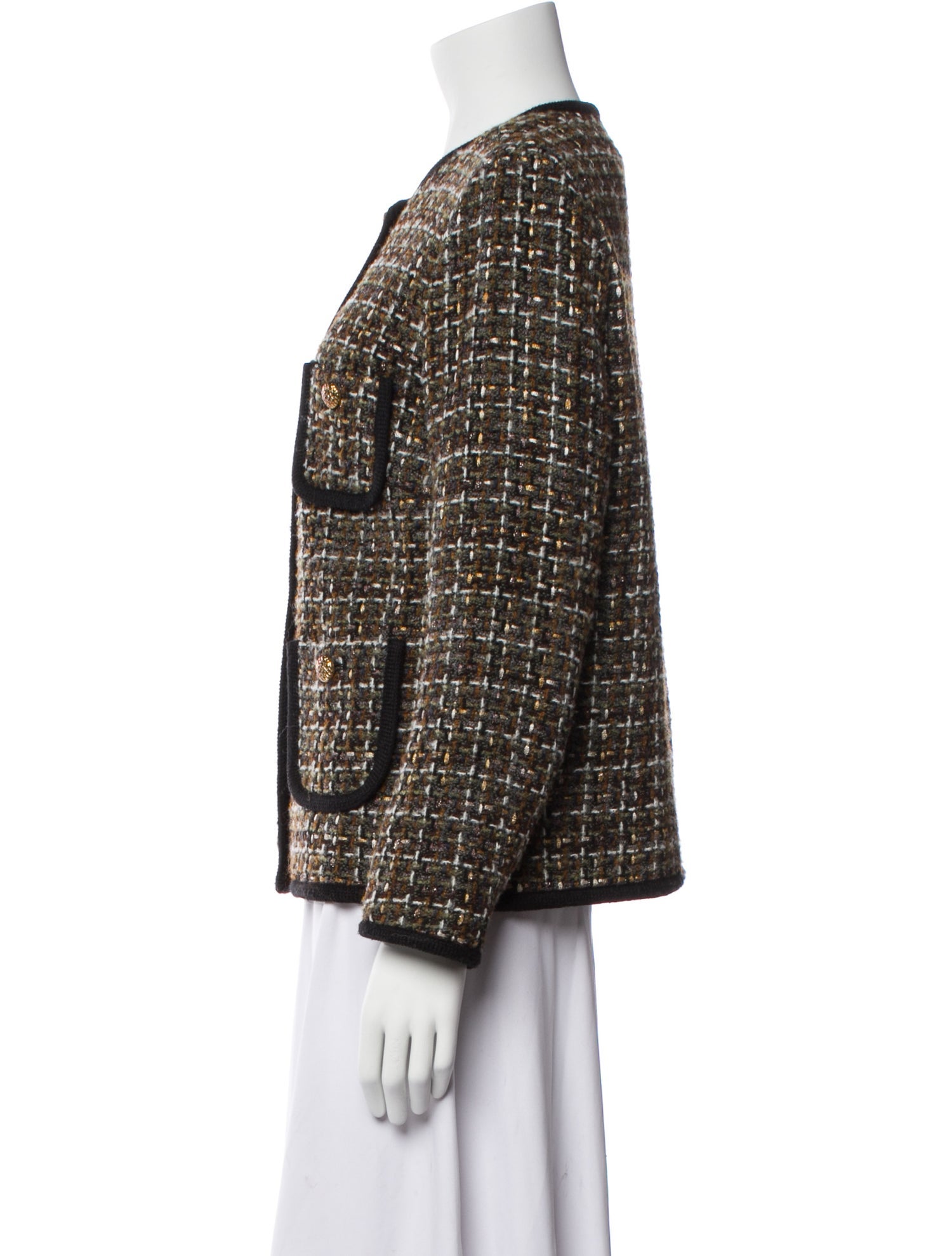 Gerard Darel Tweed Pattern Jacket