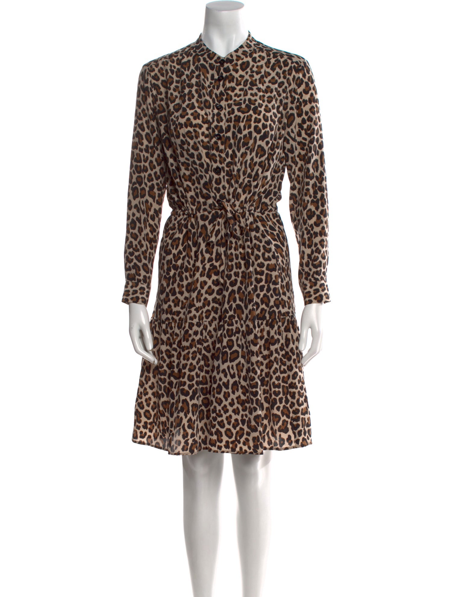 Gerard Darel Silk Knee-Length Dress