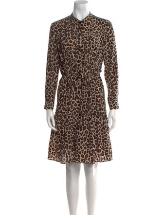 Gerard Darel Silk Knee-Length Dress