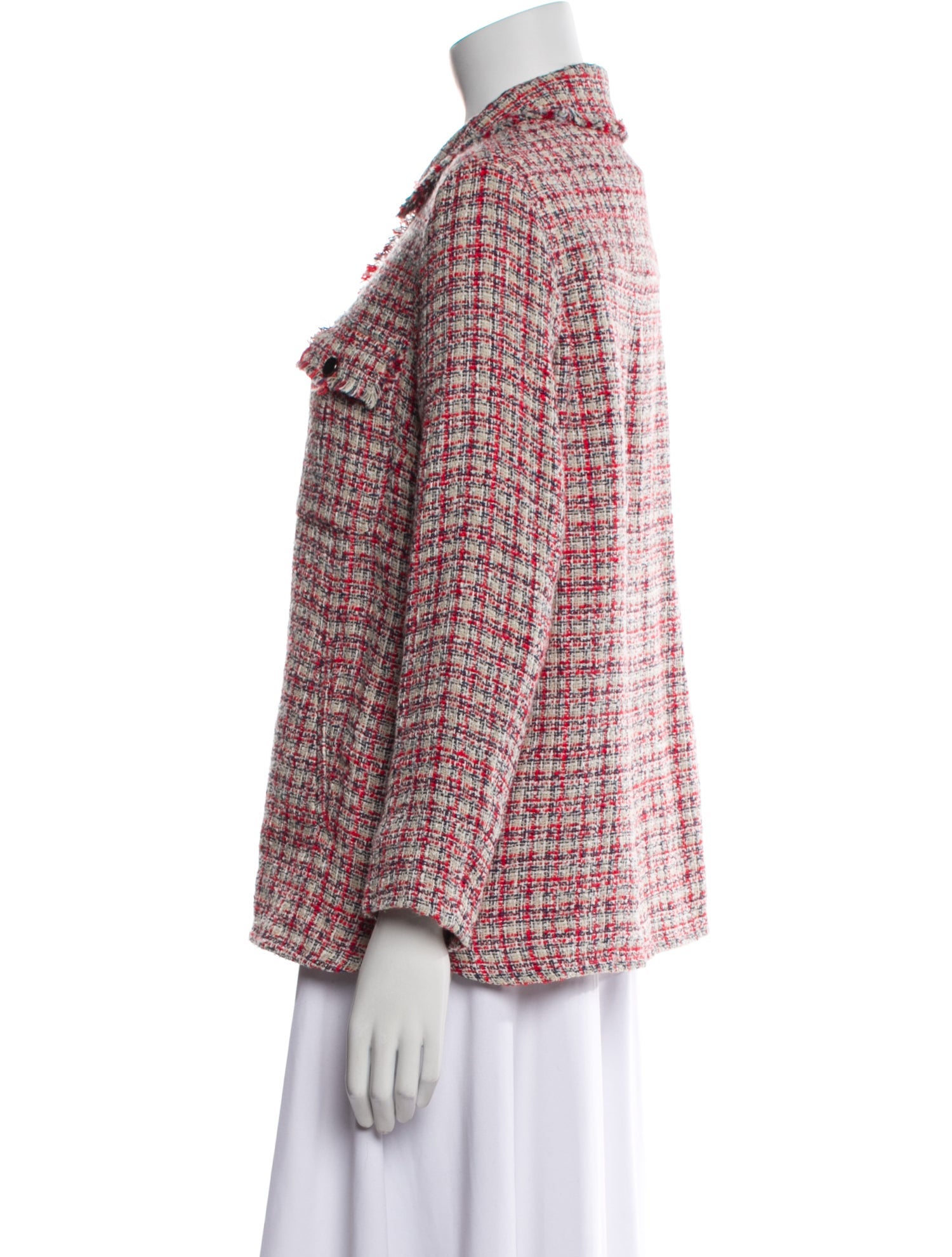 Gerard Darel Tweed Pattern Evening Jacket