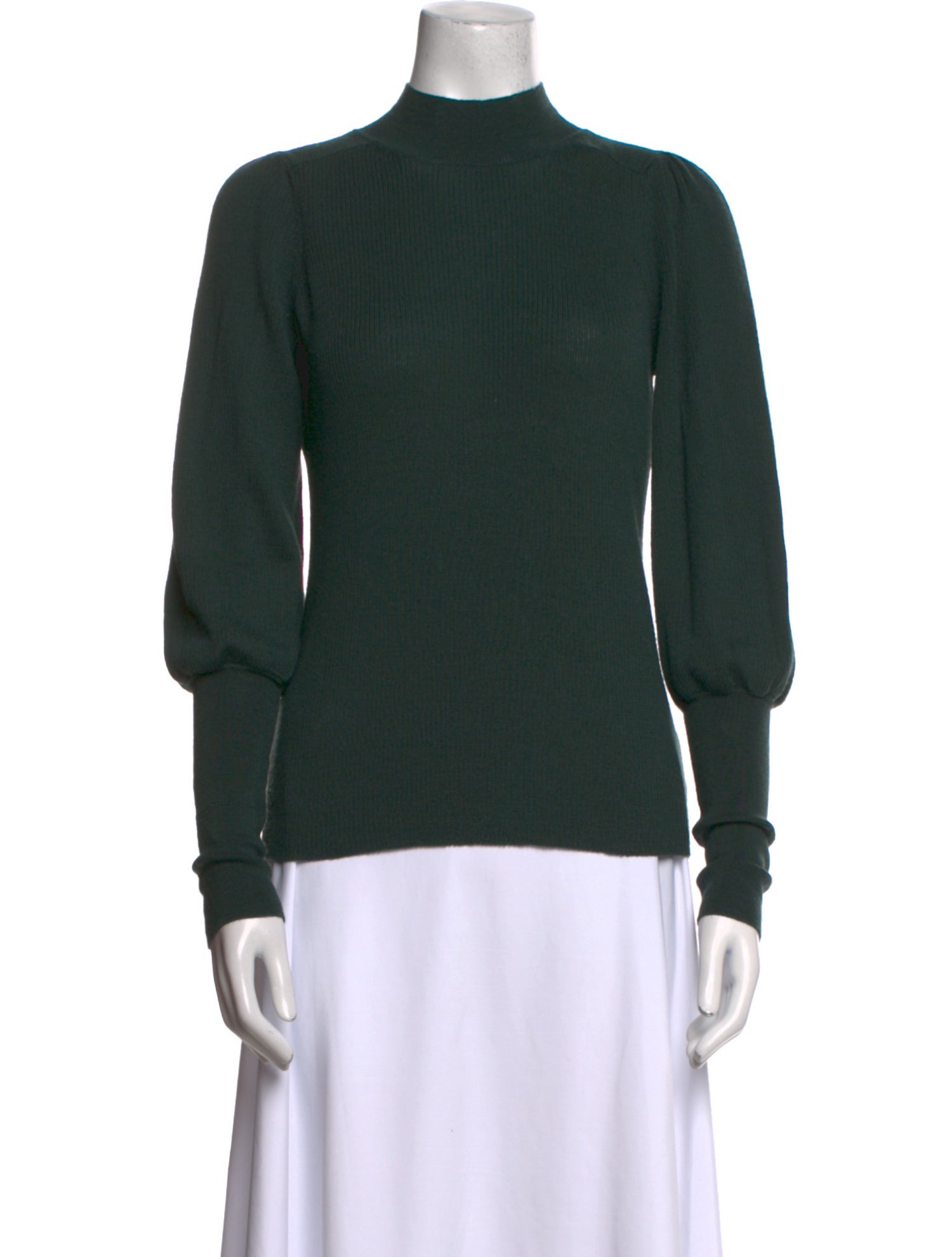 Gerard Darel Merino Wool Mock Neck Sweater