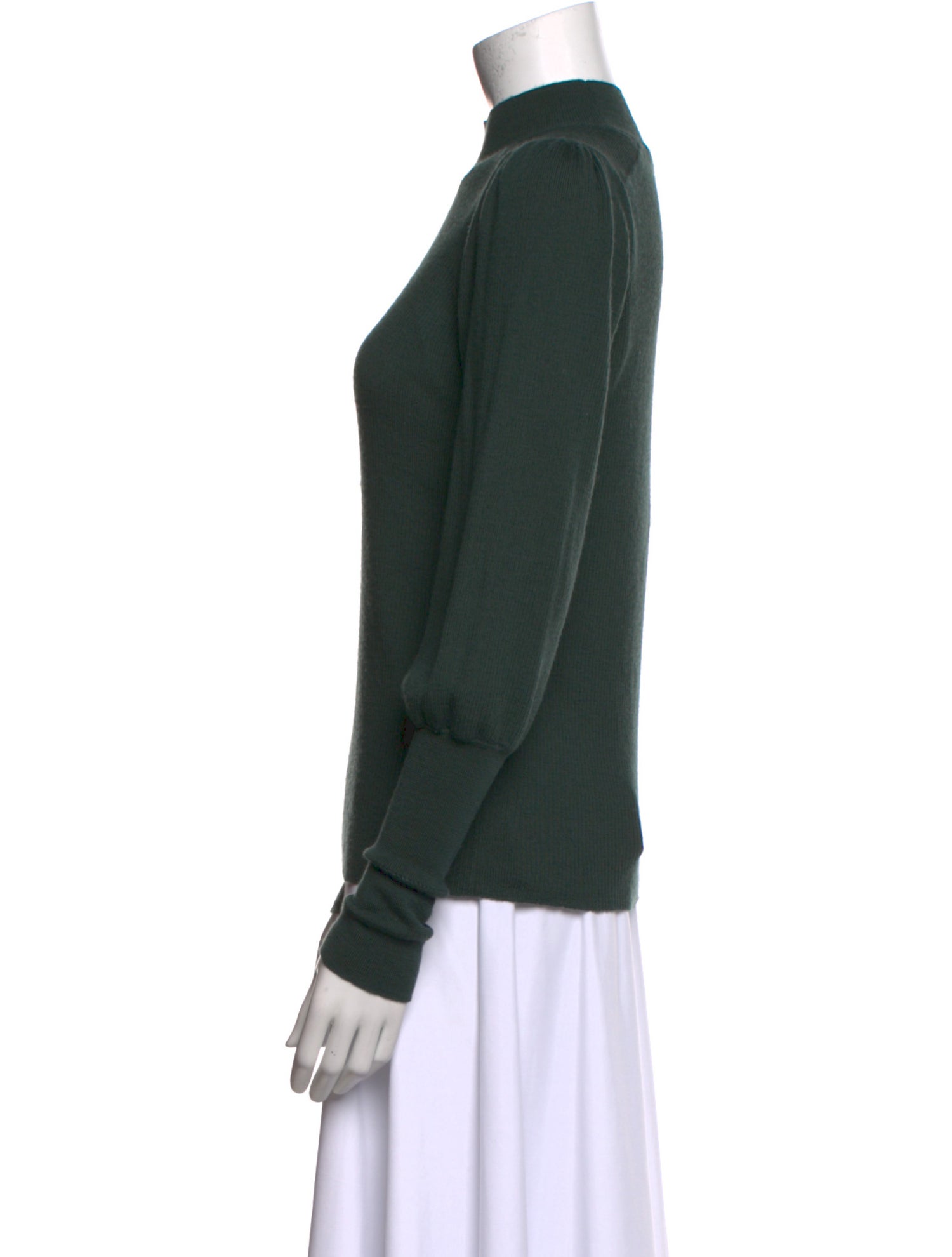 Gerard Darel Merino Wool Mock Neck Sweater