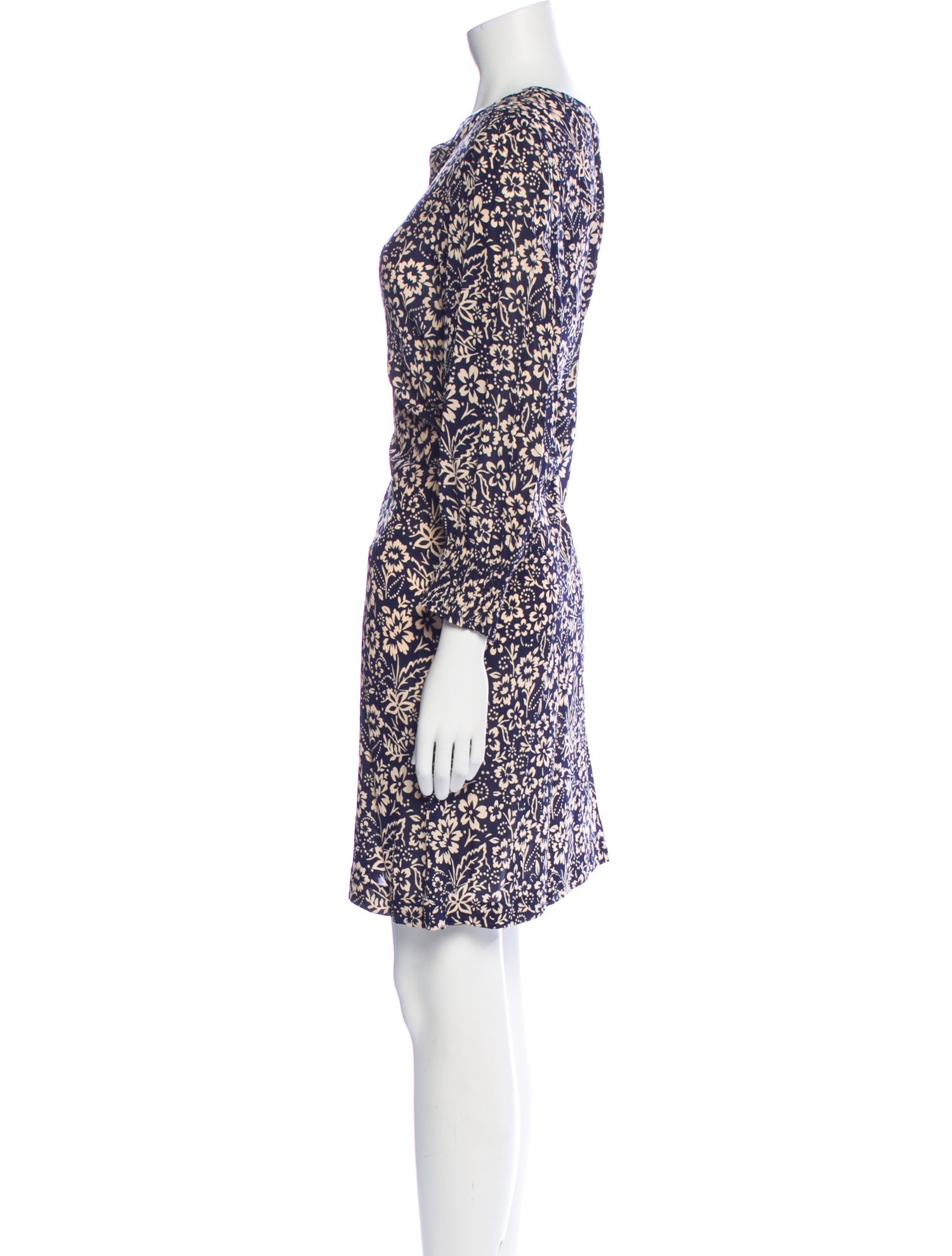 Gerard Darel Floral Print Mini Dress w/ Tags