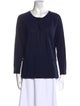 Gerard Darel Merino Wool Scoop Neck Sweater