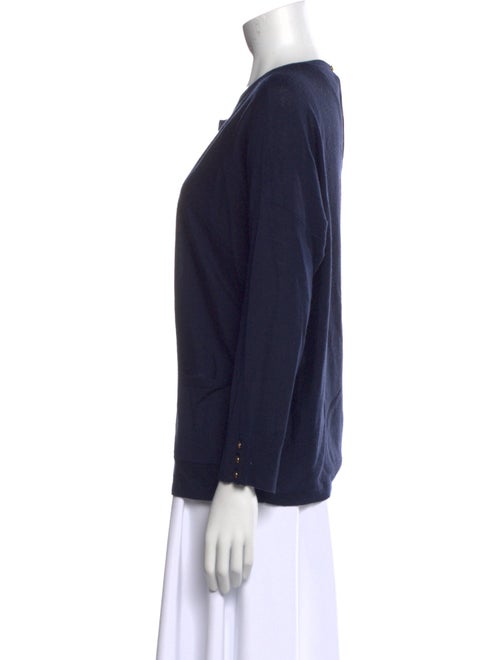 Gerard Darel Merino Wool Scoop Neck Sweater