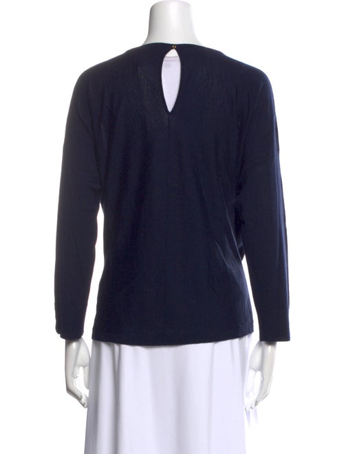 Gerard Darel Merino Wool Scoop Neck Sweater