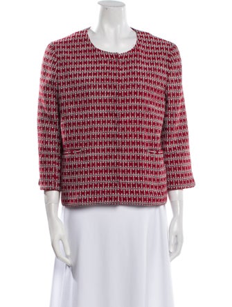 Gerard Darel Tweed Pattern Evening Jacket