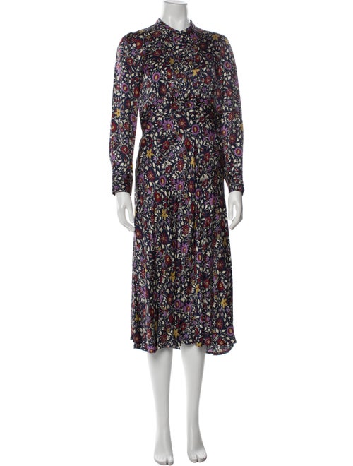 Gerard Darel Floral Print Long Dress