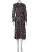 Gerard Darel Floral Print Long Dress