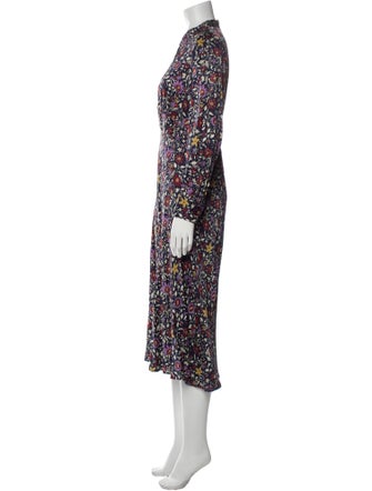 Gerard Darel Floral Print Long Dress