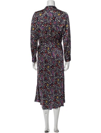 Gerard Darel Floral Print Long Dress