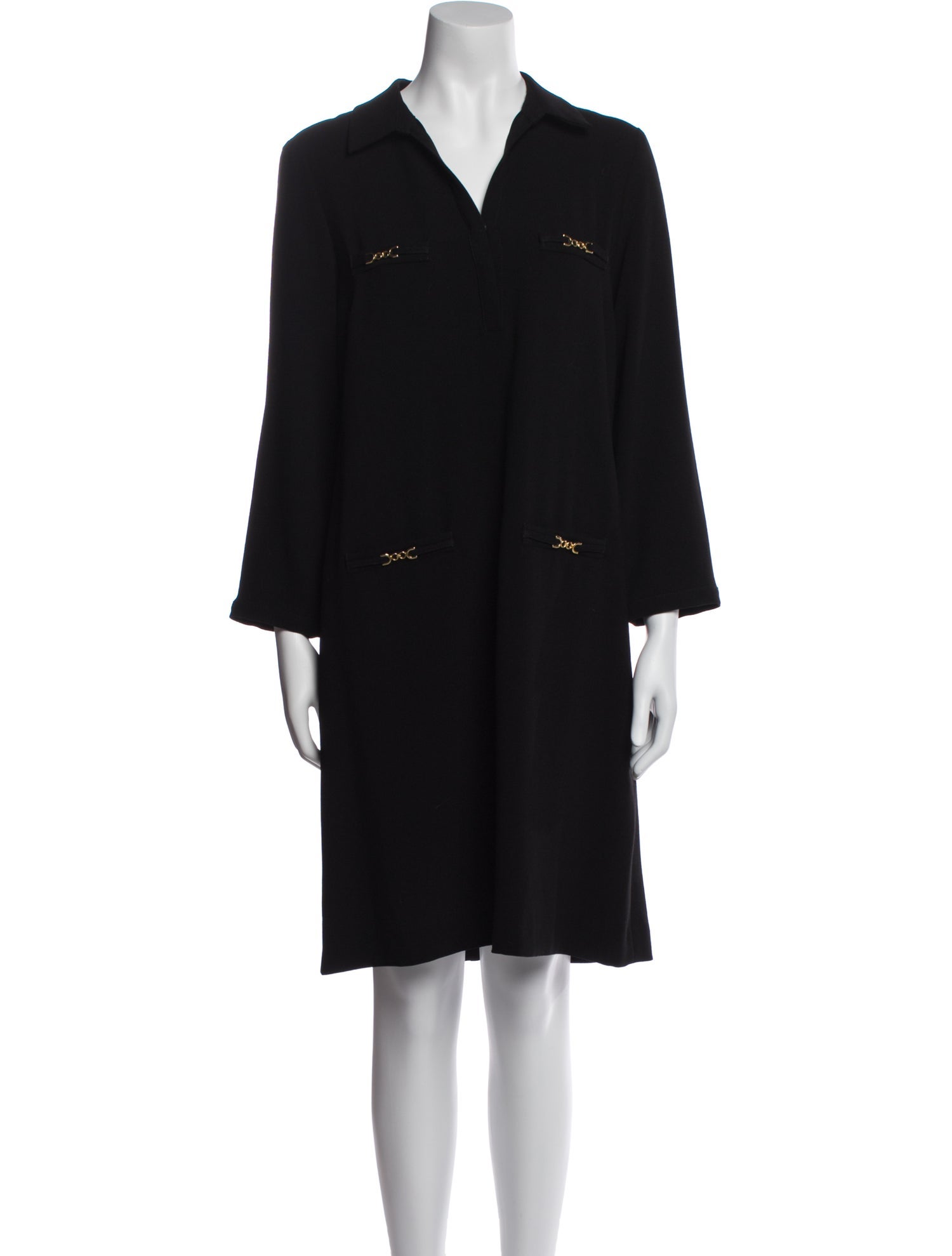 Gerard Darel V-Neck Knee-Length Dress w/ Tags