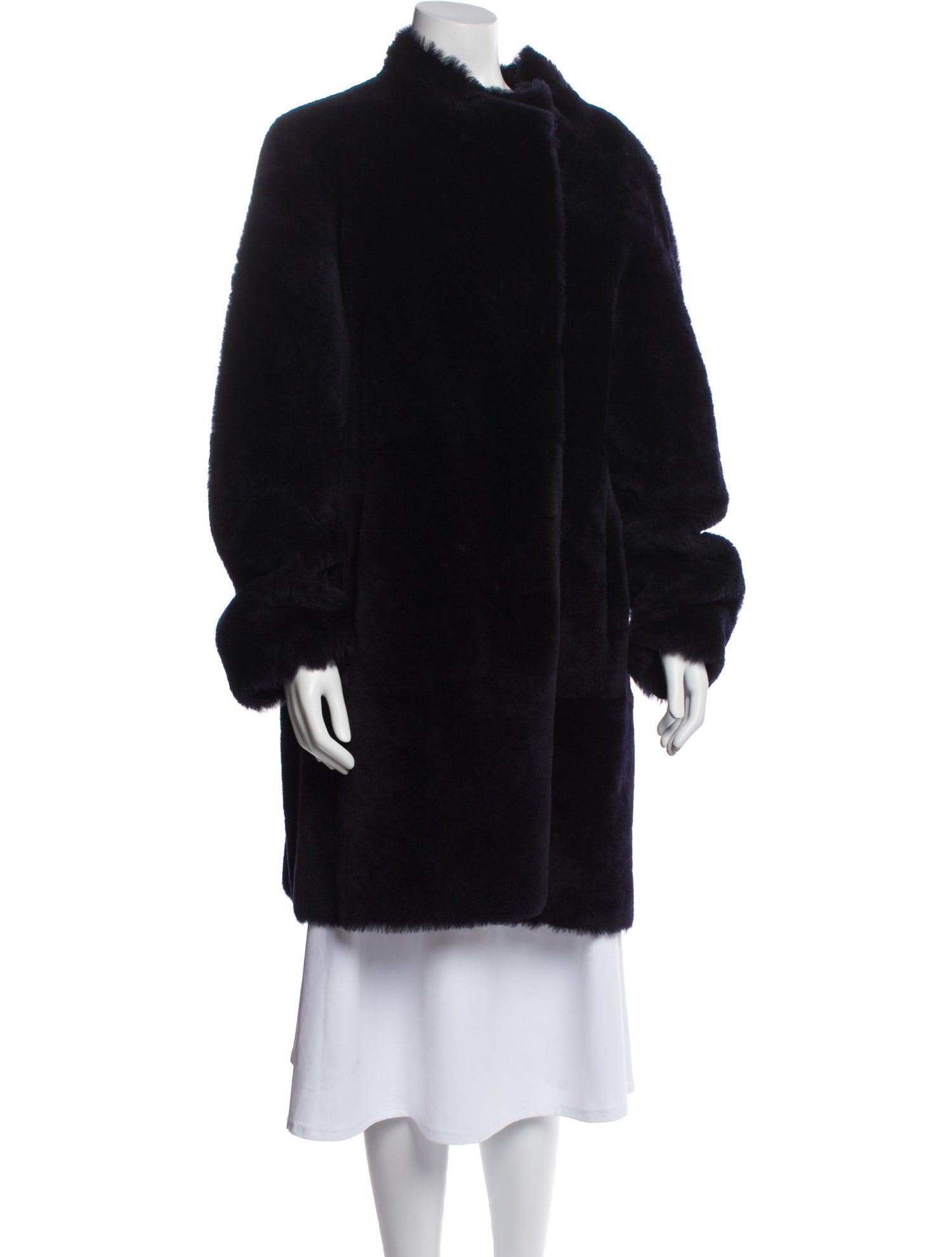Gerard Darel Faux Fur Coat
