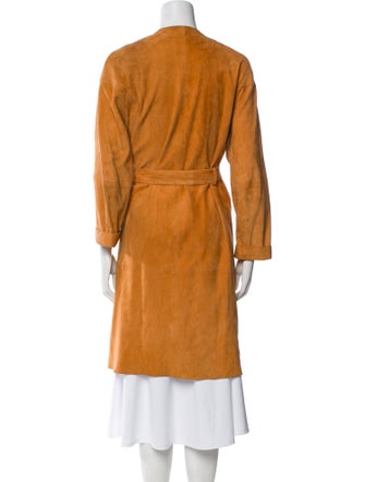Gerard Darel Suede Trench Coat