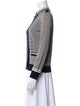 Gerard Darel Wool Striped Evening Jacket