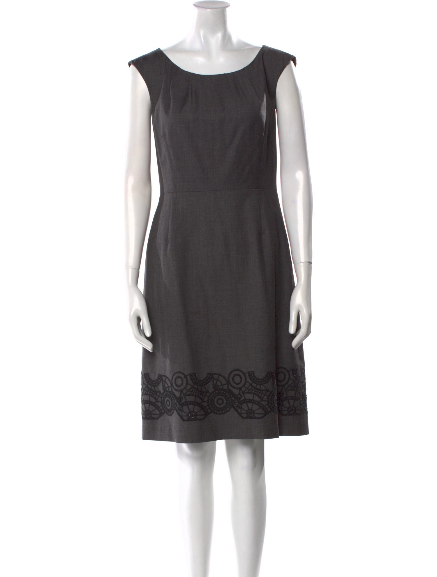 Gerard Darel Wool Knee-Length Dress