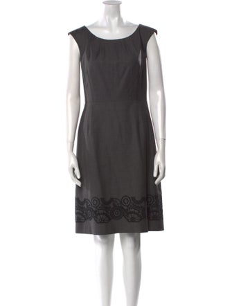 Gerard Darel Wool Knee-Length Dress