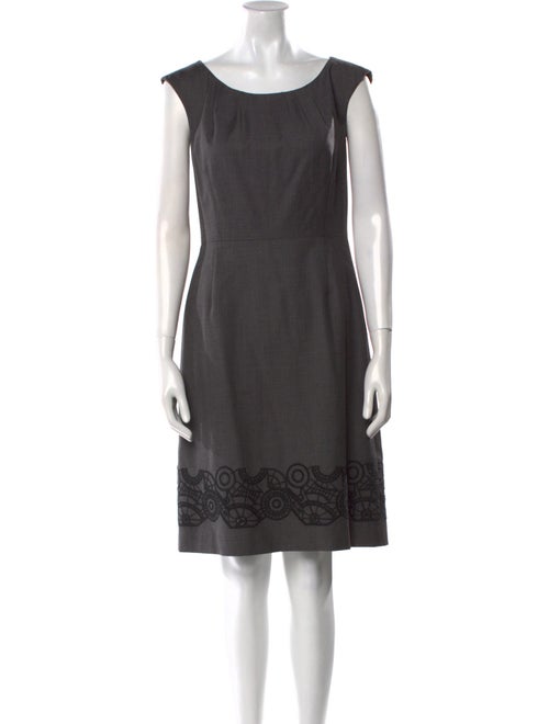 Gerard Darel Wool Knee-Length Dress