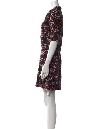Gerard Darel Floral Print Mini Dress