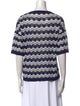 Gerard Darel Striped V-Neck Sweater