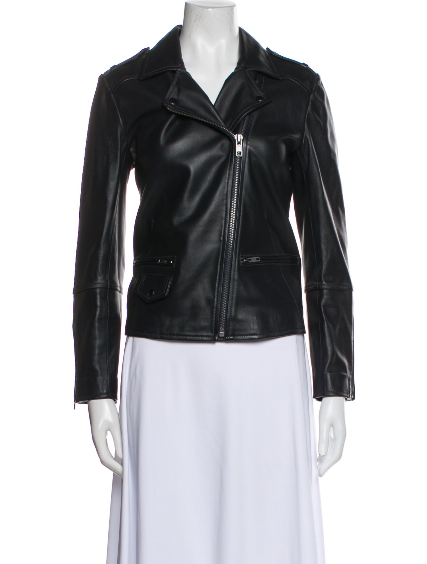 Gerard Darel Leather Biker Jacket