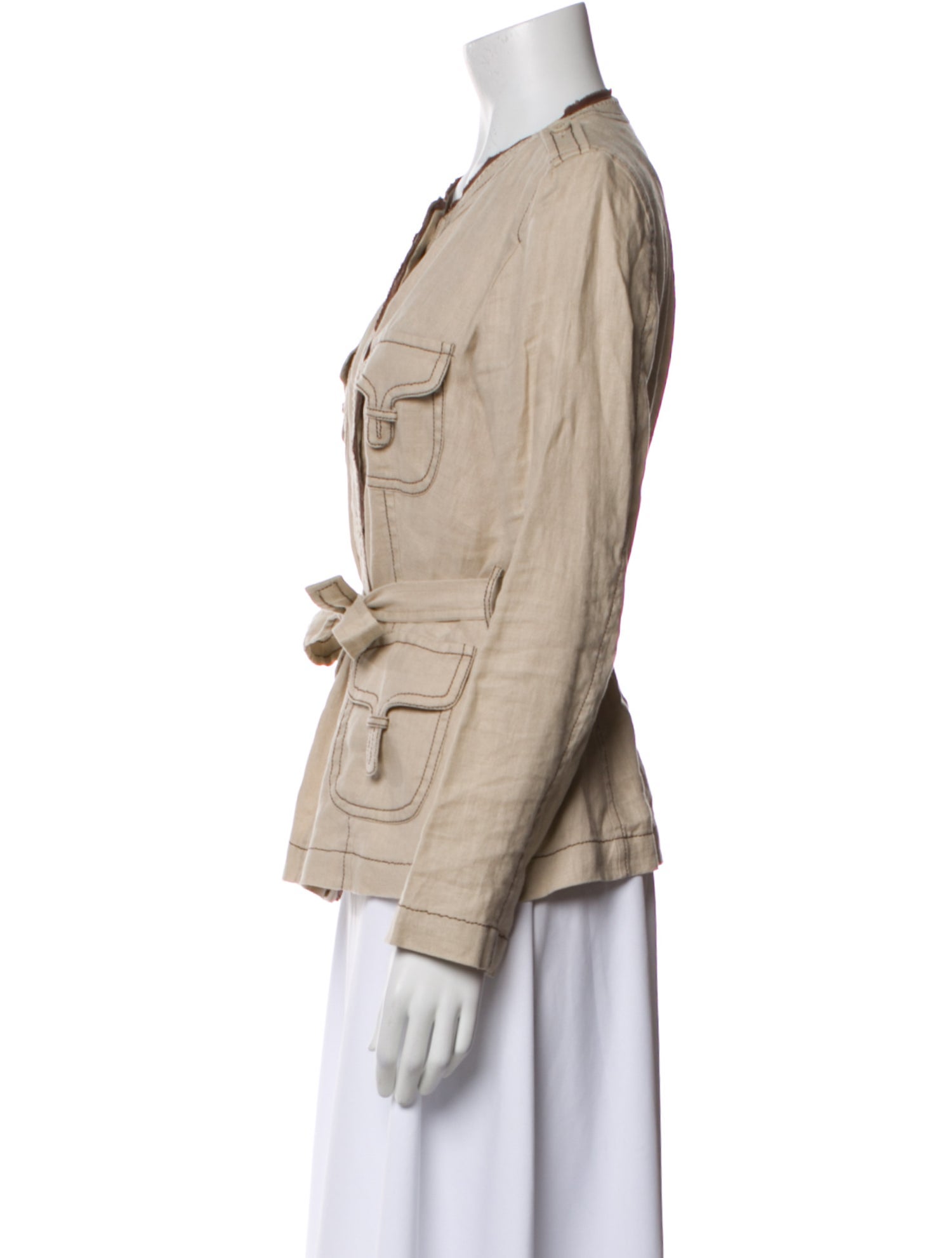 Gerard Darel Linen Utility Jacket