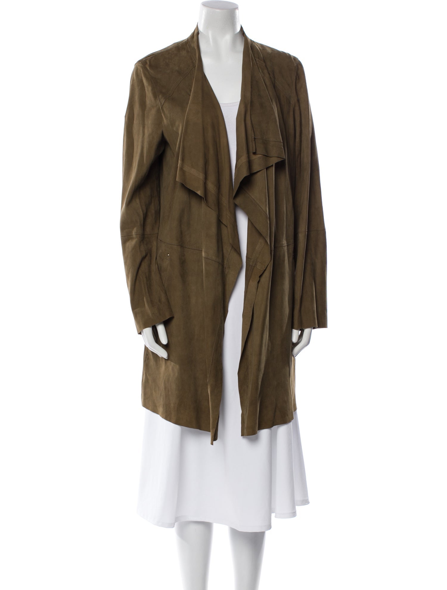 Gerard Darel Suede Trench Coat