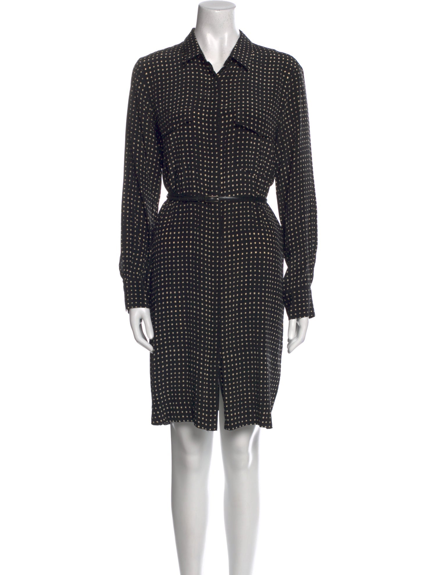 Gerard Darel Silk Knee-Length Dress