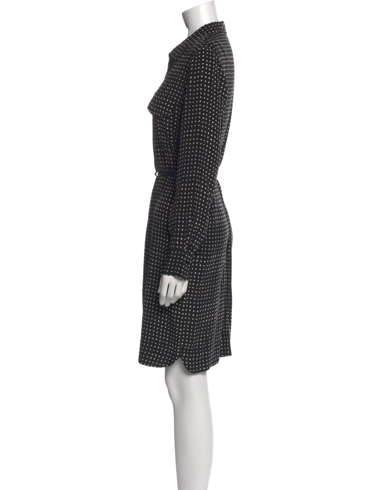 Gerard Darel Silk Knee-Length Dress