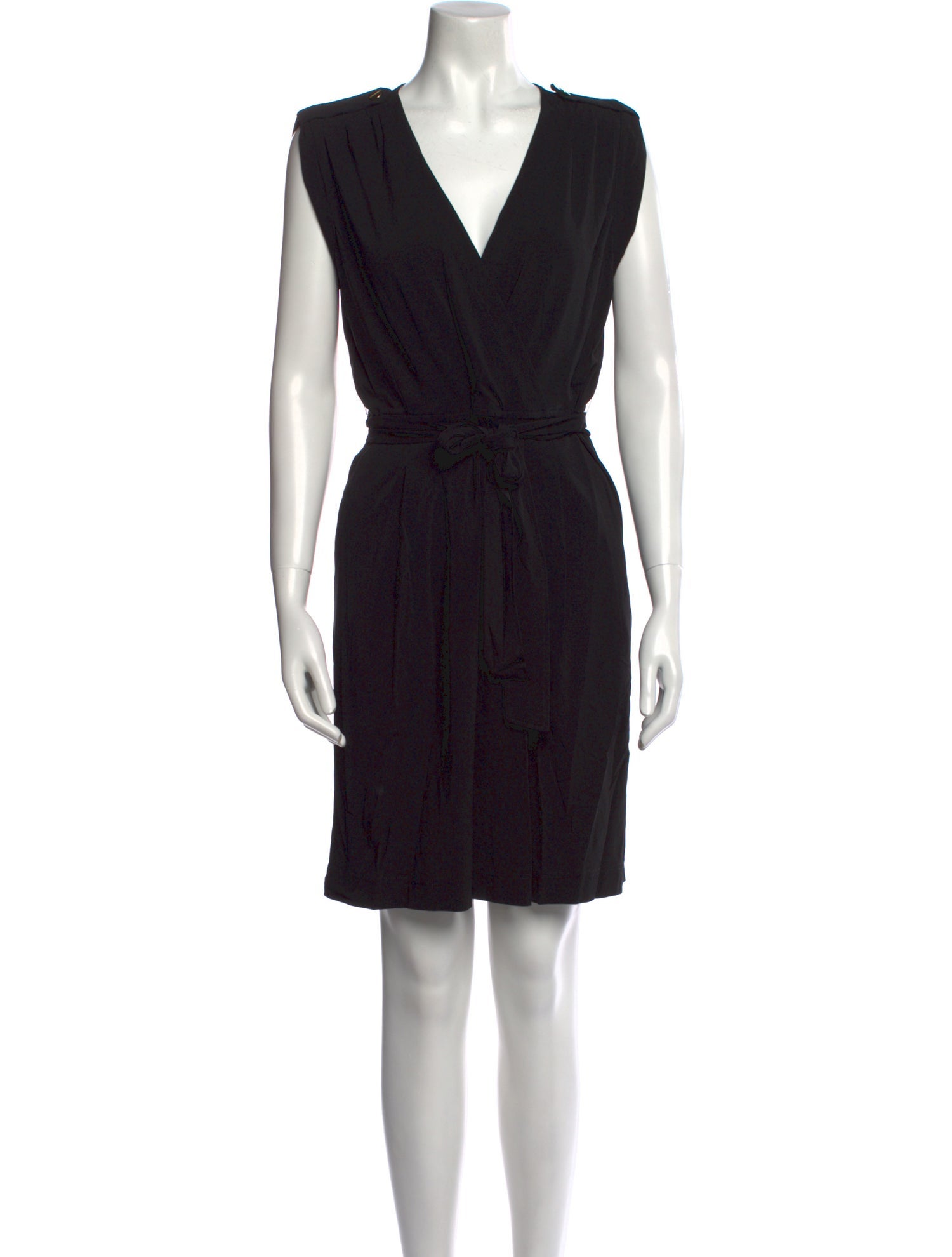 Gerard Darel V-Neck Mini Dress