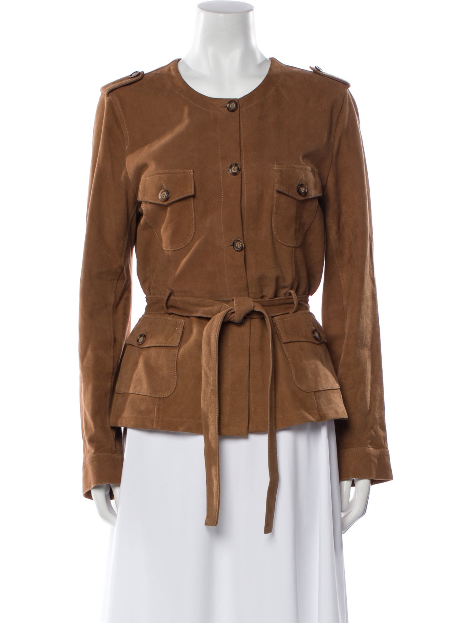 Gerard Darel Suede Utility Jacket