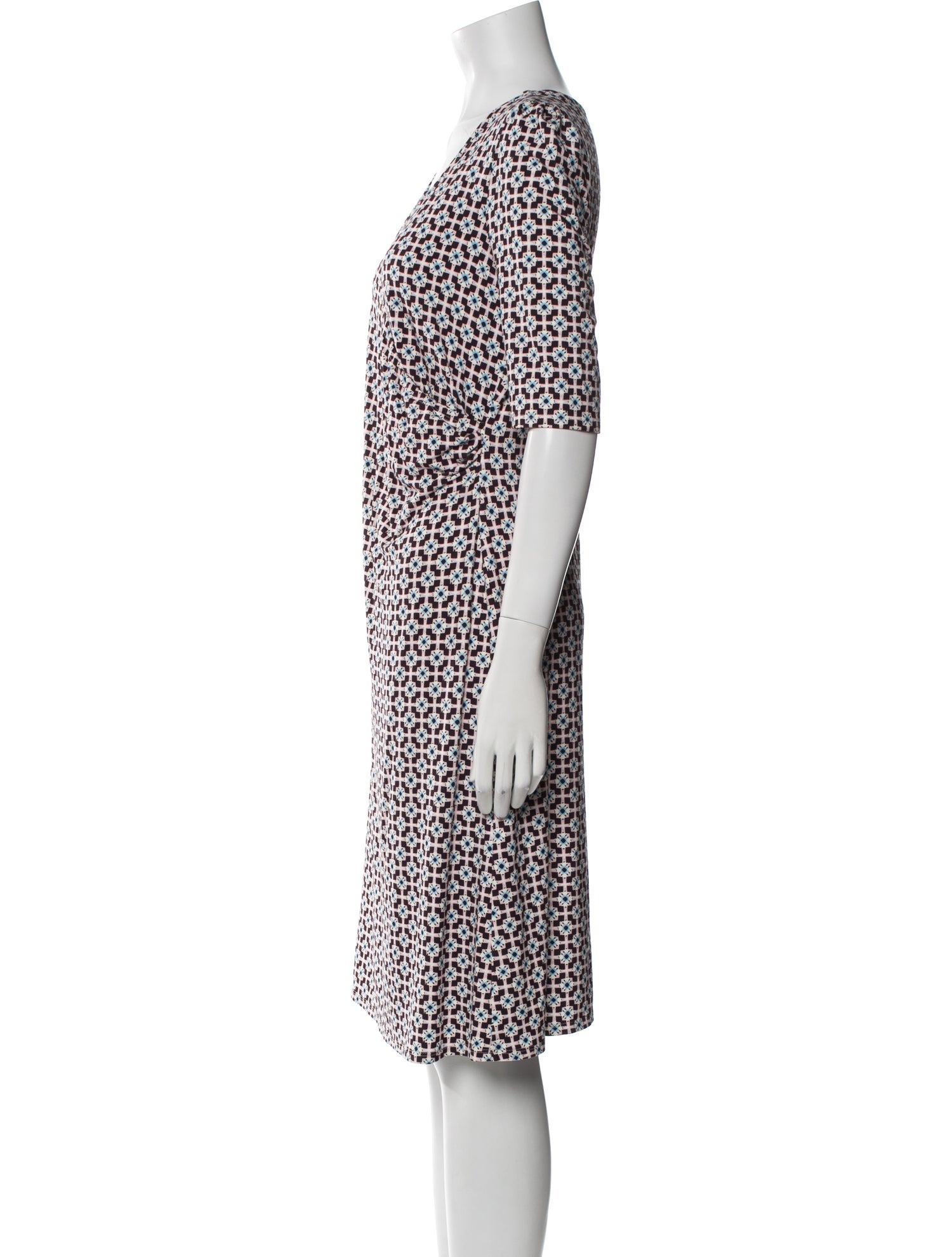 Gerard Darel Printed Knee-Length Dress