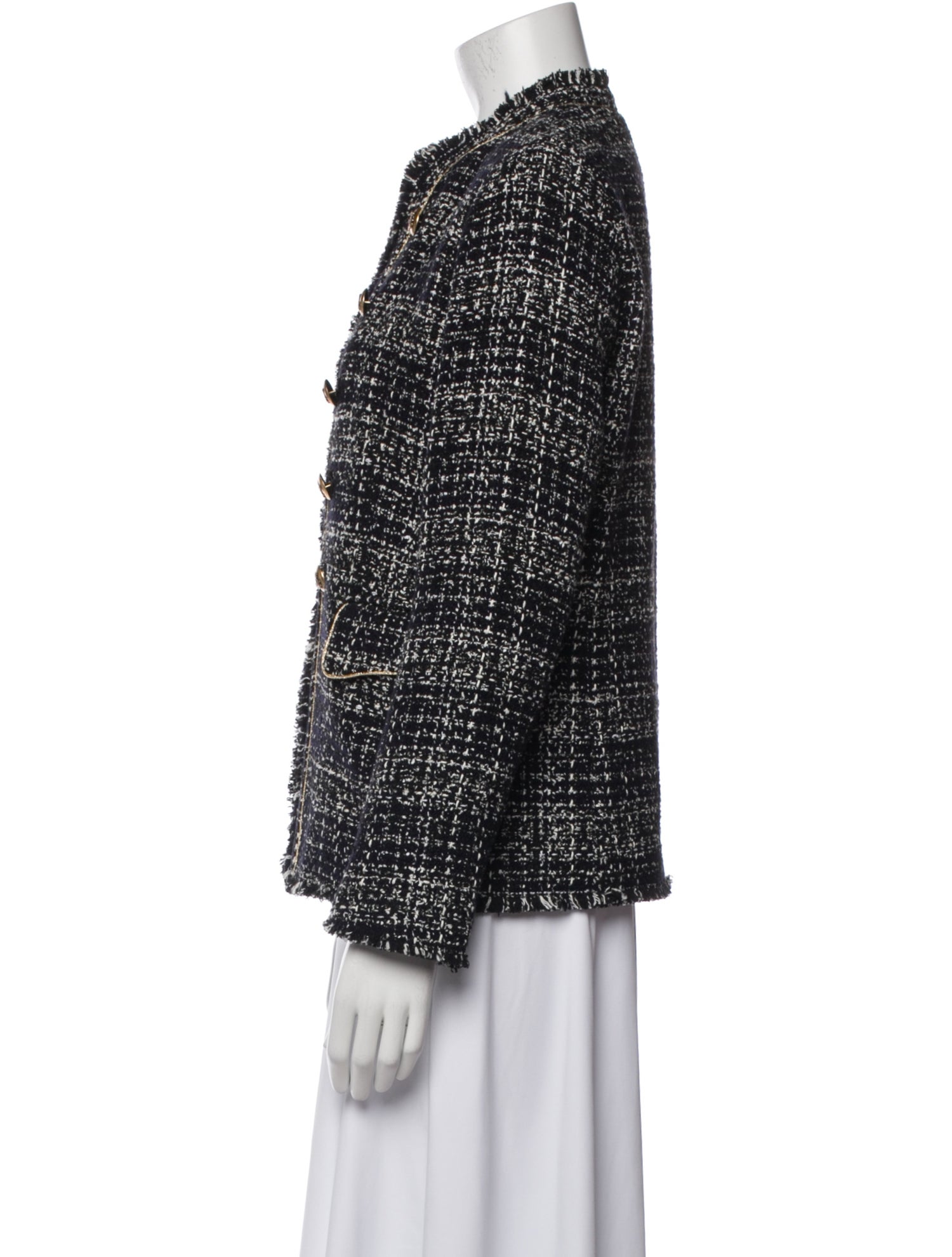 Gerard Darel Tweed Pattern Evening Jacket w/ Tags