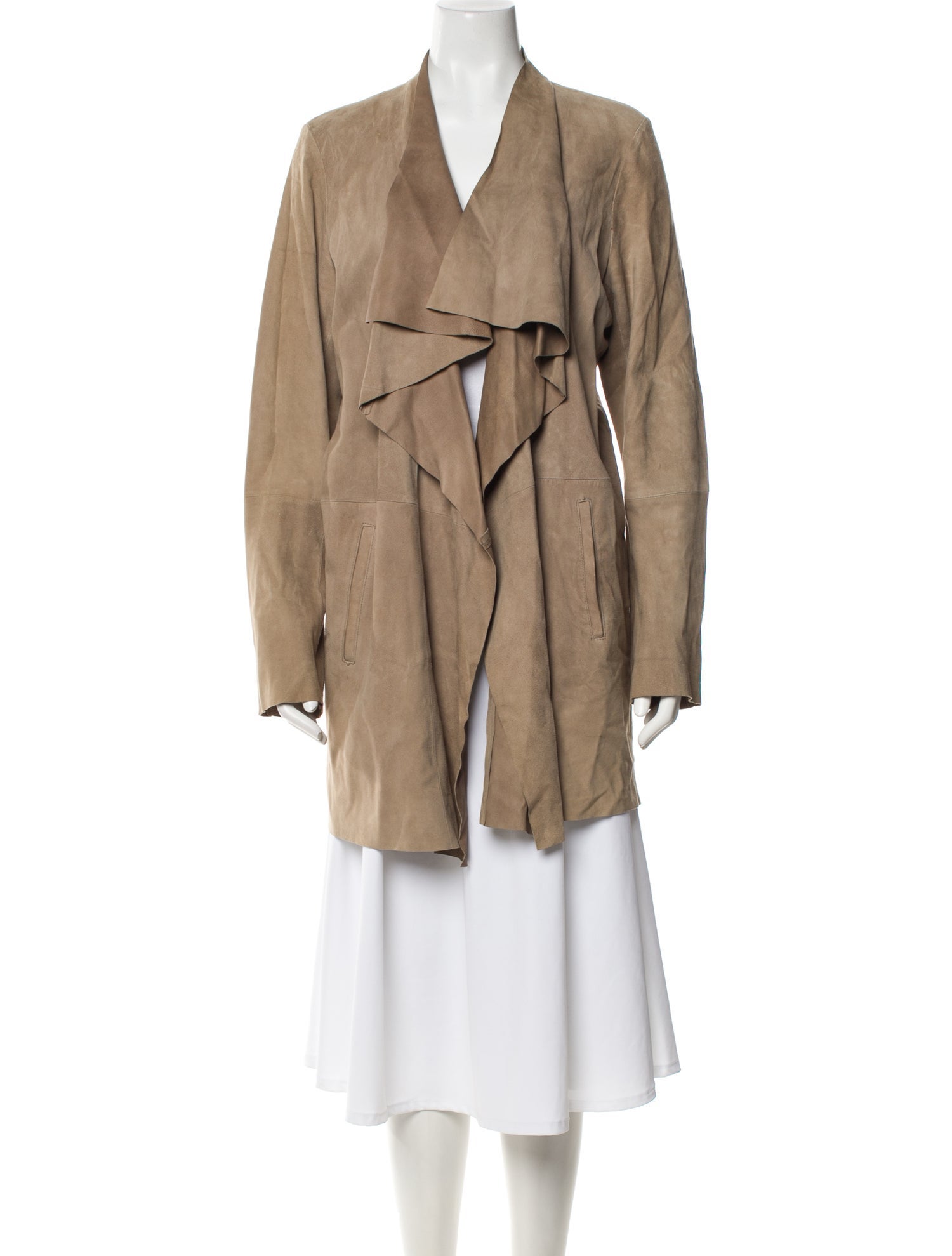 Gerard Darel Suede Trench Coat