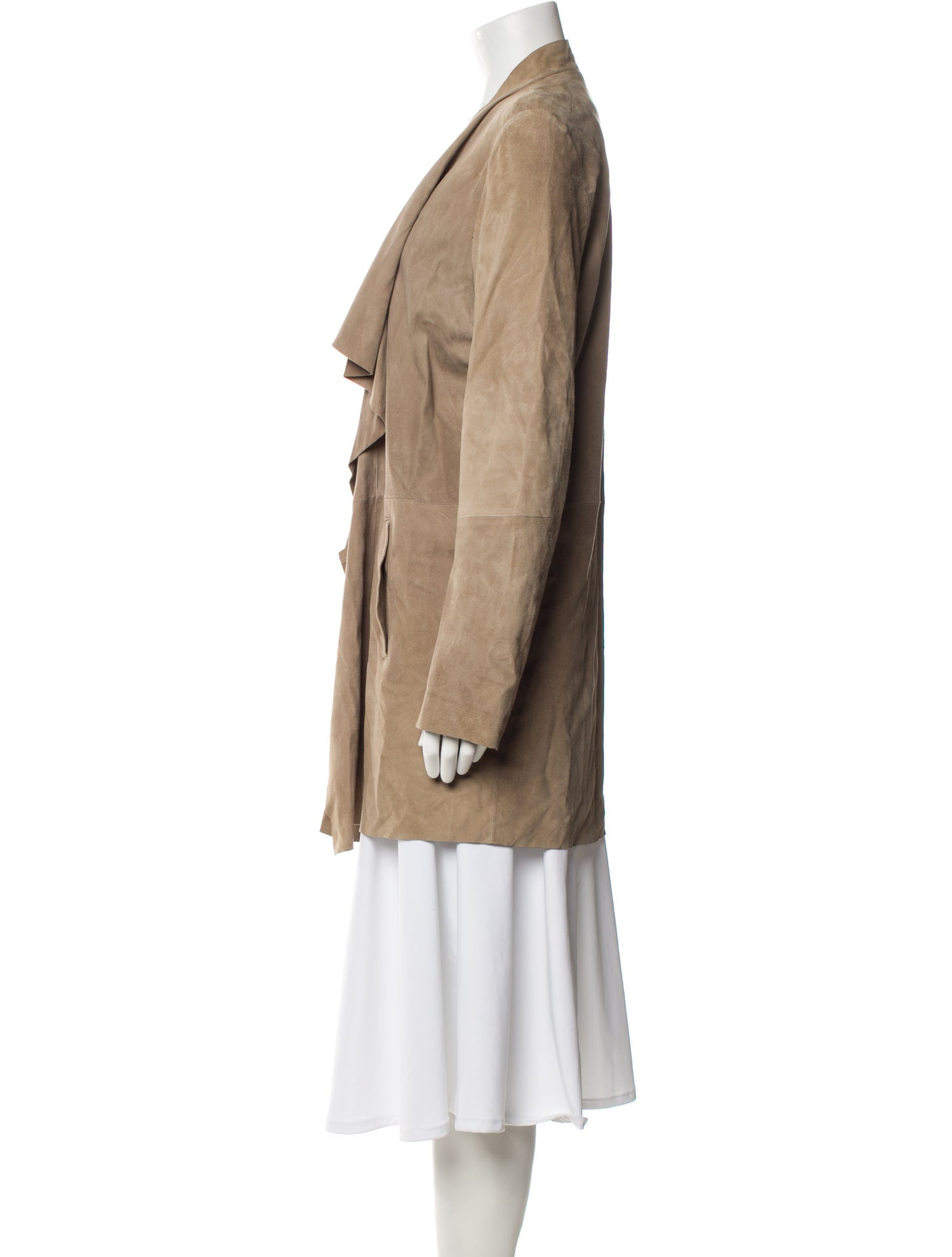 Gerard Darel Suede Trench Coat