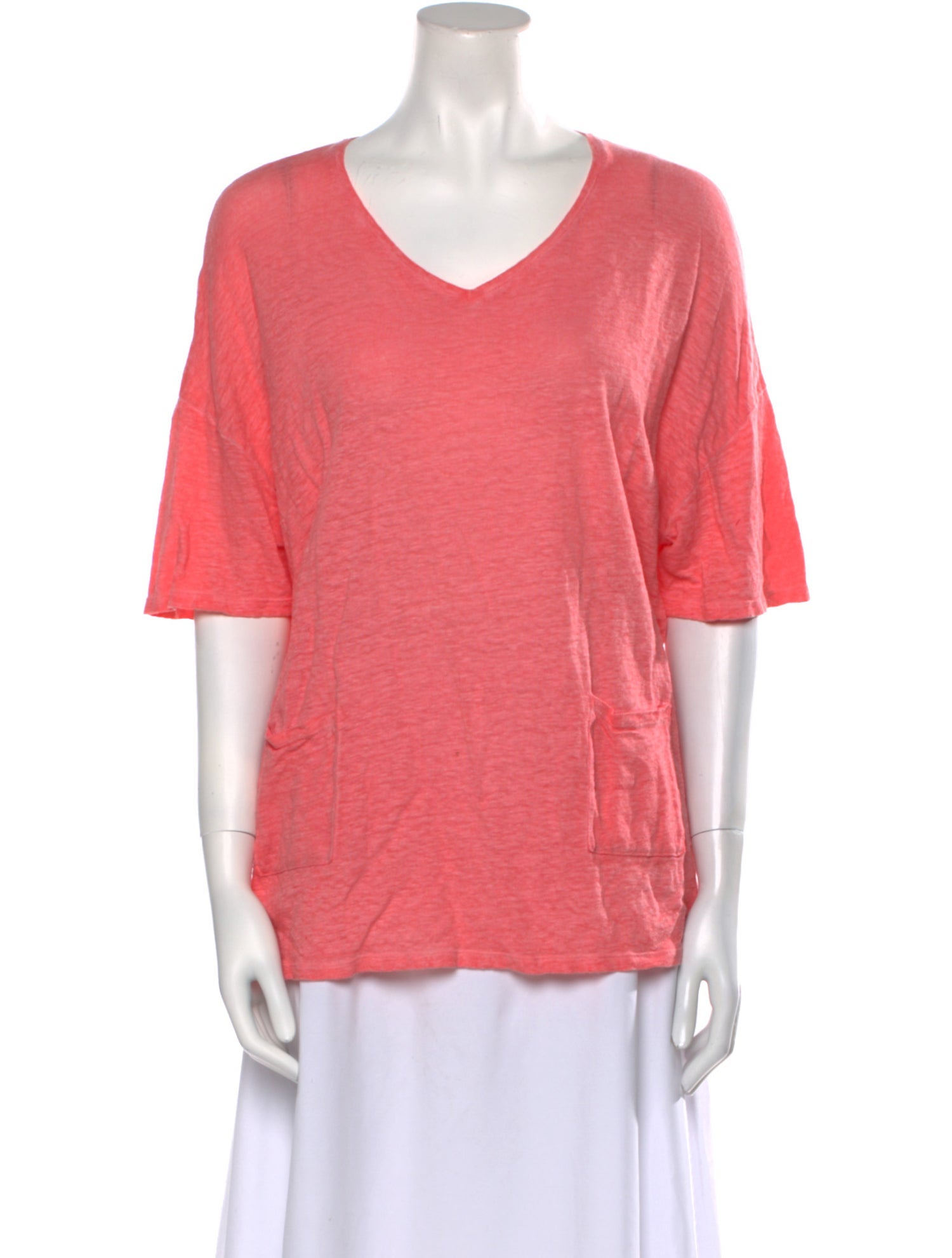 Gerard Darel Linen V-Neck Sweater