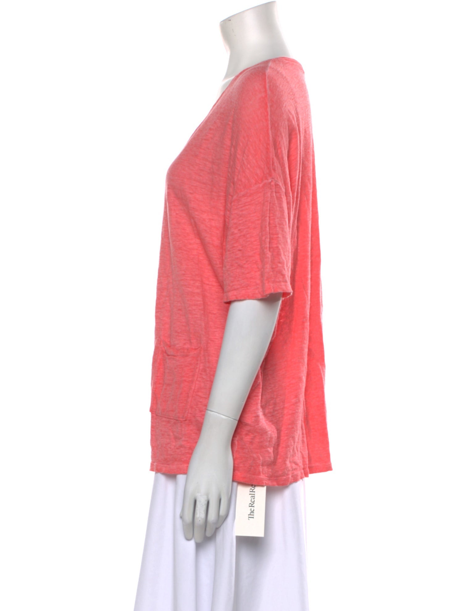 Gerard Darel Linen V-Neck Sweater